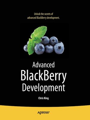 cover image of Advanced BlackBerry Development